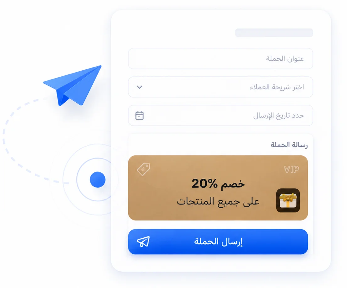 إرسال الحملات